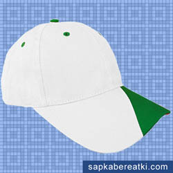 SB-603 Şapka / Beyaz-Yeşil