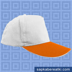 SB-78 Şapka / Beyaz-Turuncu